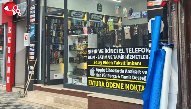 Cep telefonu dükkanında soygun!