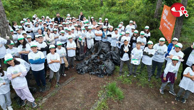 Öğrenciler, “Orman Benim” kampanyasına katıldı