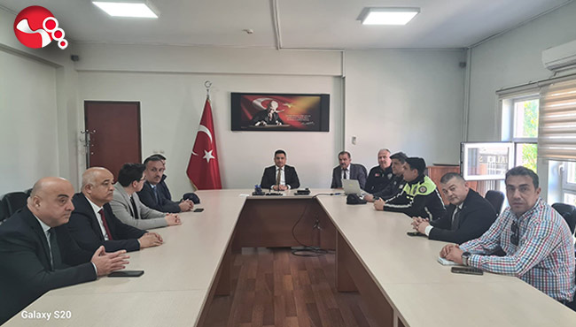 Trafik değerlendirme toplantısı yapıldı