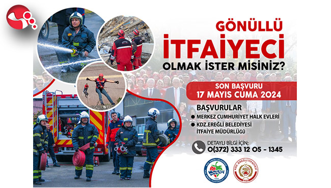 15.gönüllü itfaiyeci kursu başlıyor…