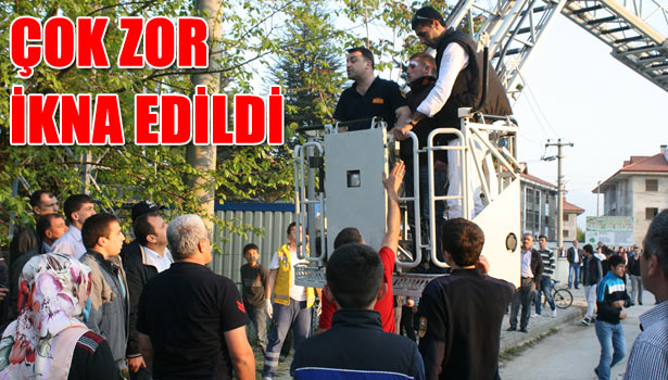 BAZ İSTASYONUNDA İNTİHARA TEŞEBBÜS