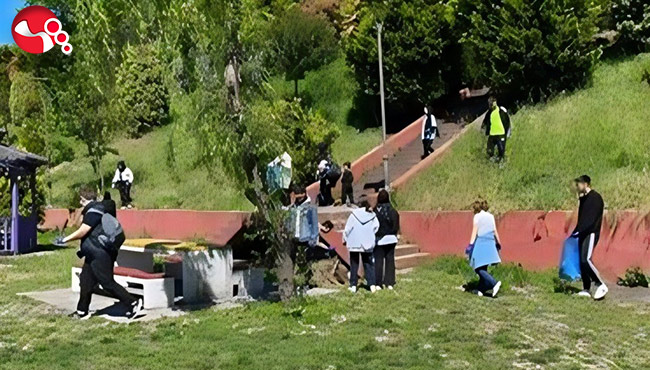 Minik Öğrencilerden, örnek davranış…