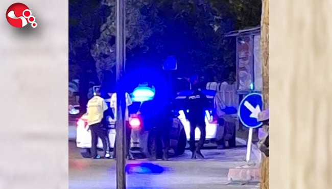 Otomobille Motosiklet çarpıştı!..