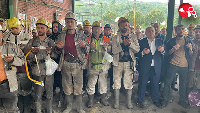 30 madenci dualarla anıldı...
