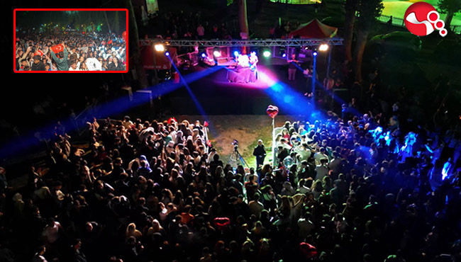 19 Mayıs coşkusu akşam da devam etti