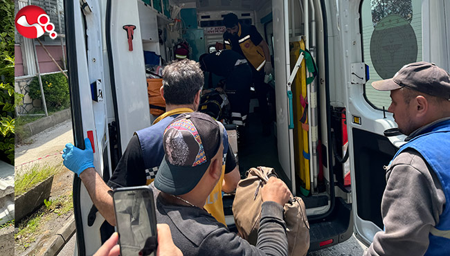 Temizlik yapıyordu...