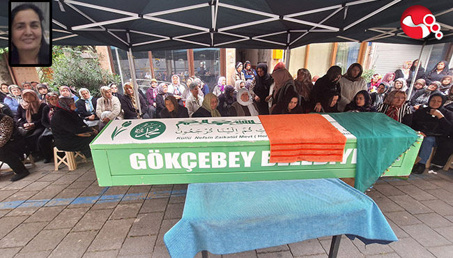 Kamyonun altında kalan kadın sonsuzluğa uğurlandı