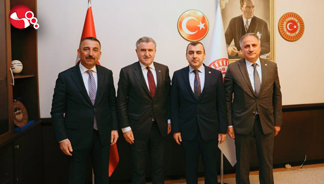 Mecliste Bakan Bak ile görüştüler