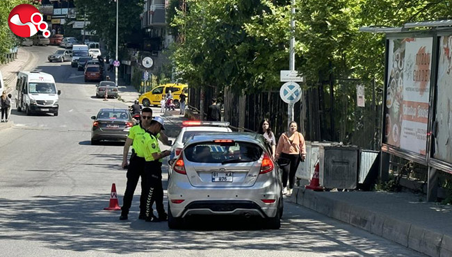 Trafik ekiplerinden sürücülere sıkı denetim