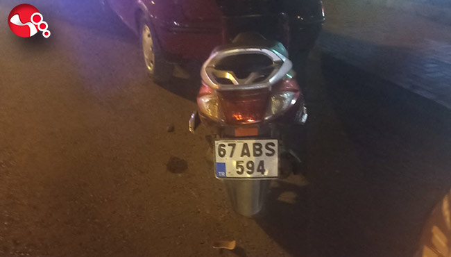 Motosiklet kazası: 2 yaralı…