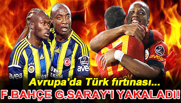 FENERBAHÇE GALATASARAY'I YAKALADI!