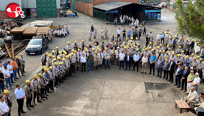 Şehit Madenci Tevfik Soy’u unutmadılar