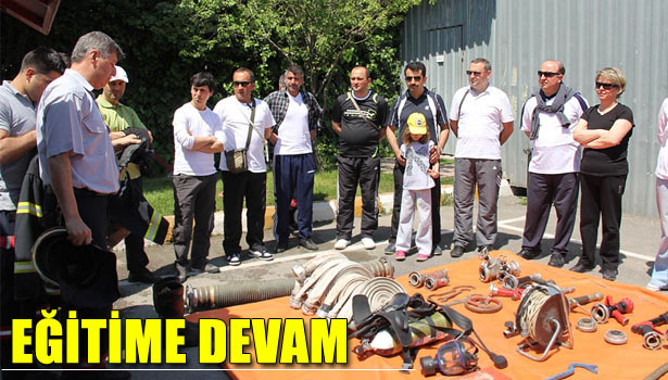 KDZ. EREĞLİ'DE GÖNÜLLÜ İTFAİYECİLİK EĞİTİMLERİ SÜRÜYOR