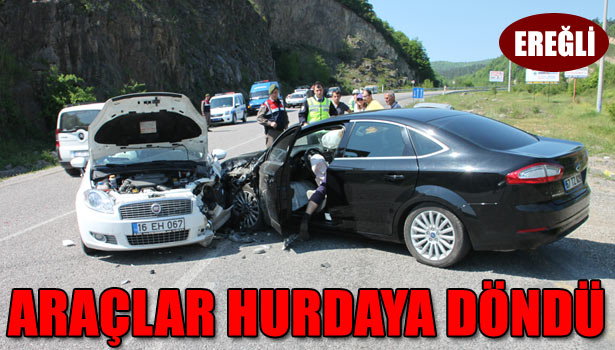EREĞLİ'DE TRAFİK KAZASI