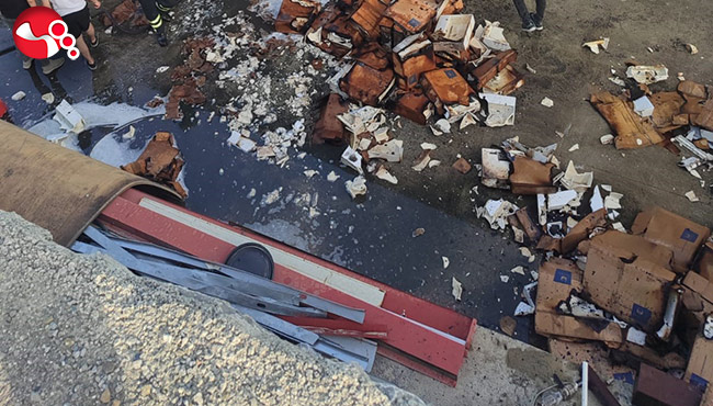 Fabrikada çıkan yangın söndürüldü