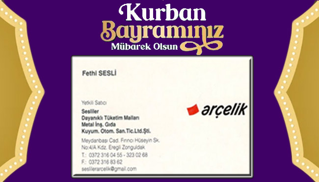 Kurban Bayramınız Kutlu Olsun…