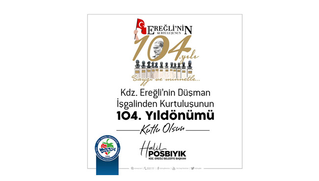 Başkan Posbıyık, 104. yıldönümünü kurtladı...