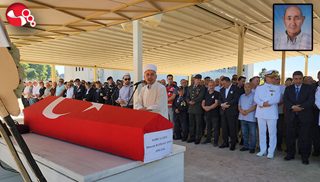 Kore Gazisi Hüseyin Bayraktasma sonsuzluğa uüurlandı