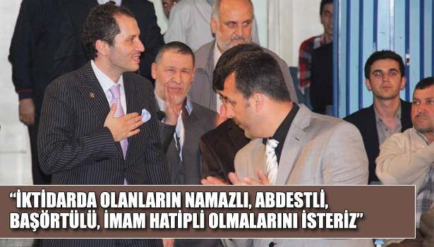 FATİH ERBAKAN ZONGULDAK'A GELDİ