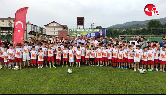 Yaz spor okulu açıldı