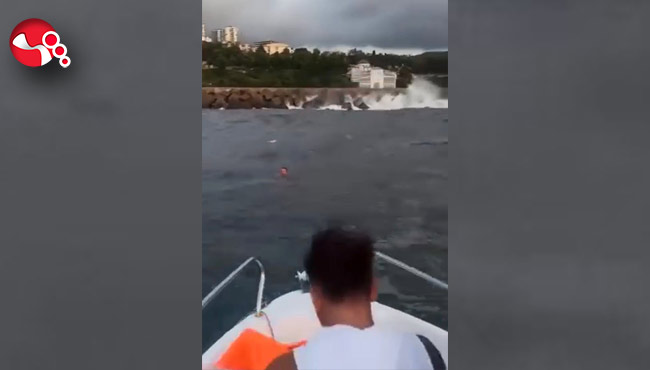 Az kalsın boğuluyordu