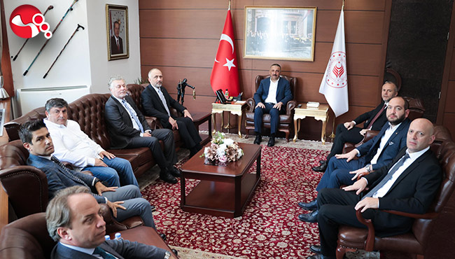 Başkanlar, Vali Hacıbektaşoğlu’nu ziyaret etti