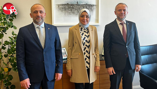 Başkanlardan Başdanışman Oruç'a ziyaret...