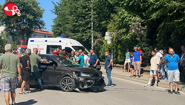 Ambulansı sollamak isteyince...