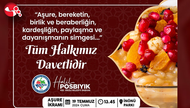 Aşure paylaşımına davetlisiniz...