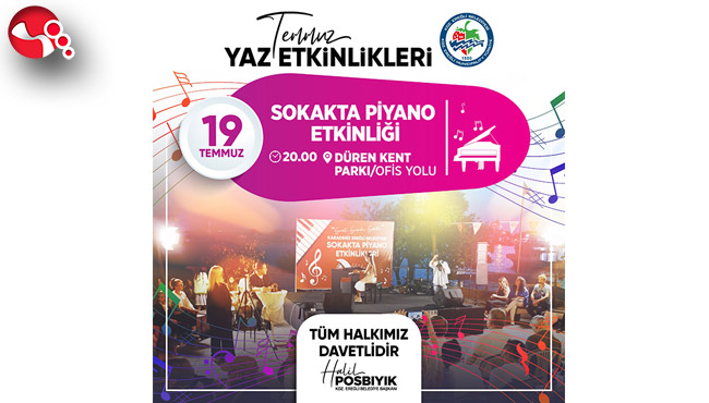 Sahilde piyano sesi var!...