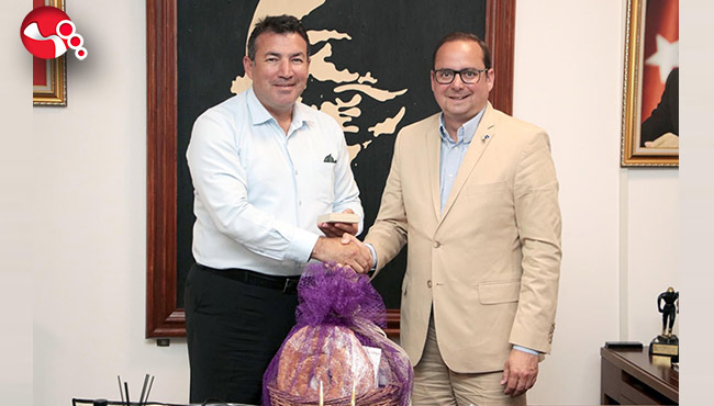 Başkan Ulupınar makamında ağırladı