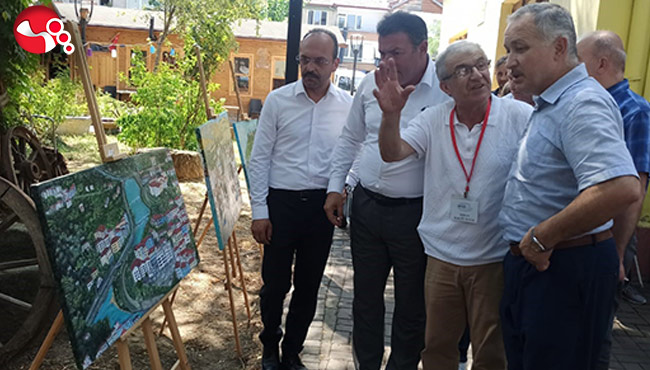 Emekli Madenciden resim sergisi