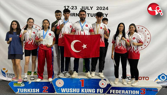 Kung fu sporcuları ödüllerle döndü