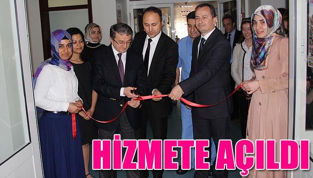 KÜTÜPHANE TÖRENLE HİZMETE AÇILDI