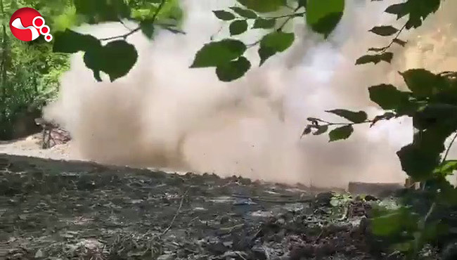 Böyle patlatıldılar