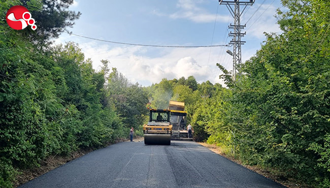 Köy yolu çalışmaları tamamlandı