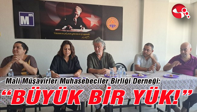 Mali Müşavirler Muhasebeciler Birliği Derneği:"BU BÜYÜK BİR YÜK!"