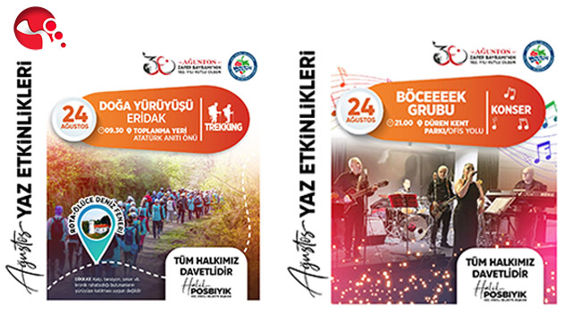 Yaz etkinliklerini kaçırmayın!....