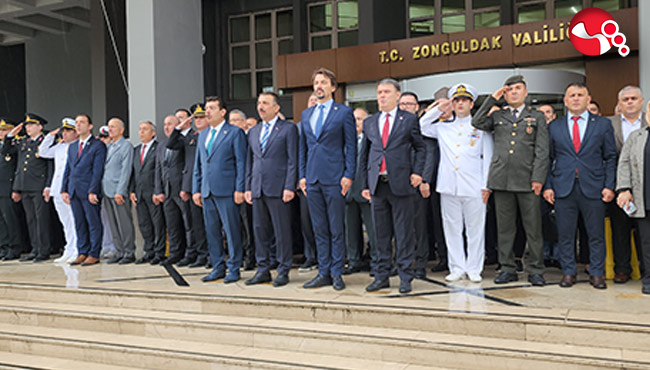 Atatürk'ün Zonguldak'a gelişi kutlandı