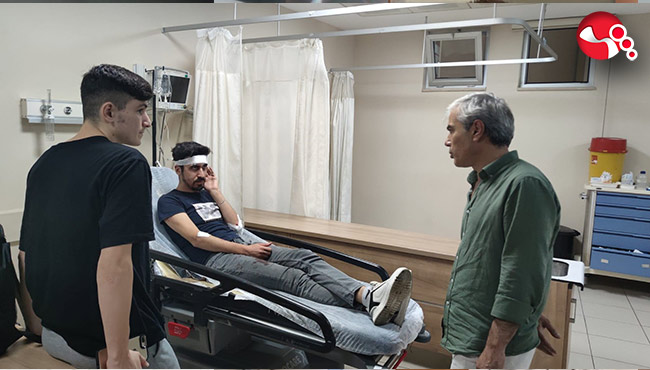 Başkan Yardımcısı Özmekik yaralıları ziyaret etti