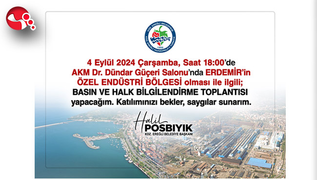 Başkan Posbıyık'tan toplantıya davet....