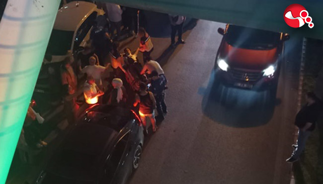 Bisikletliye çarptı!...