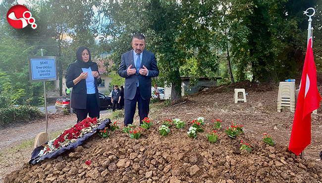 Vali Hacıbektaşoğlu'ndan Şehit Eroğlu'nun ailesine taziye ziyareti