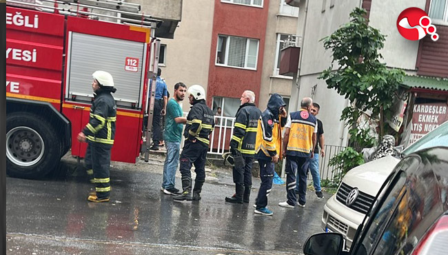 Balkonda yangın!...