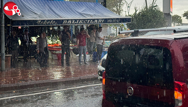 Yağmura hazırlıksız yakalandılar