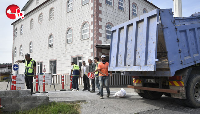 Ören'de doğalgaz çalışmaları...