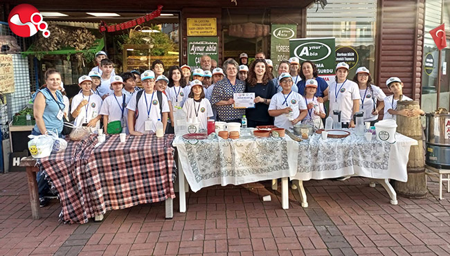TÜBİTAK projesi kapsamında manda yoğurdunu tattılar...