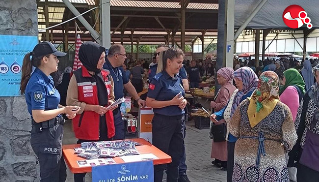 Kadınlara yönelik şiddetle mücadelede bilgilendirme çalışması yapıldı
