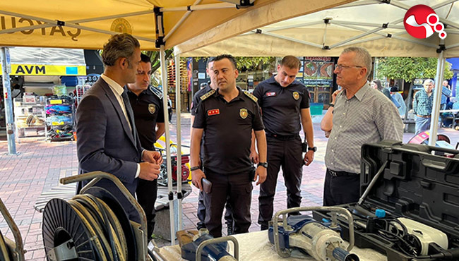 Kaymakam Adem Kaya itfaiye haftasını kutladı