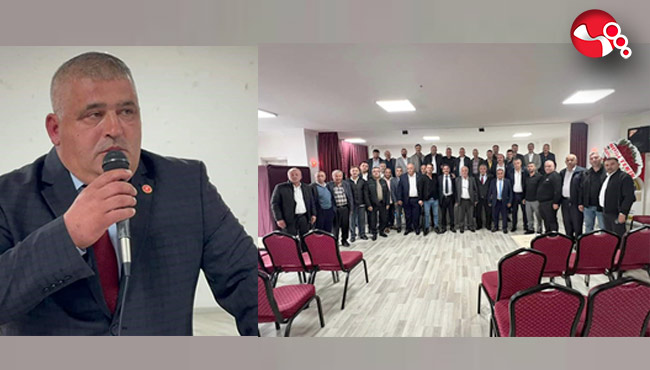 Muhtarlar Derneğinde Mithat Mandacı güven tazeledi